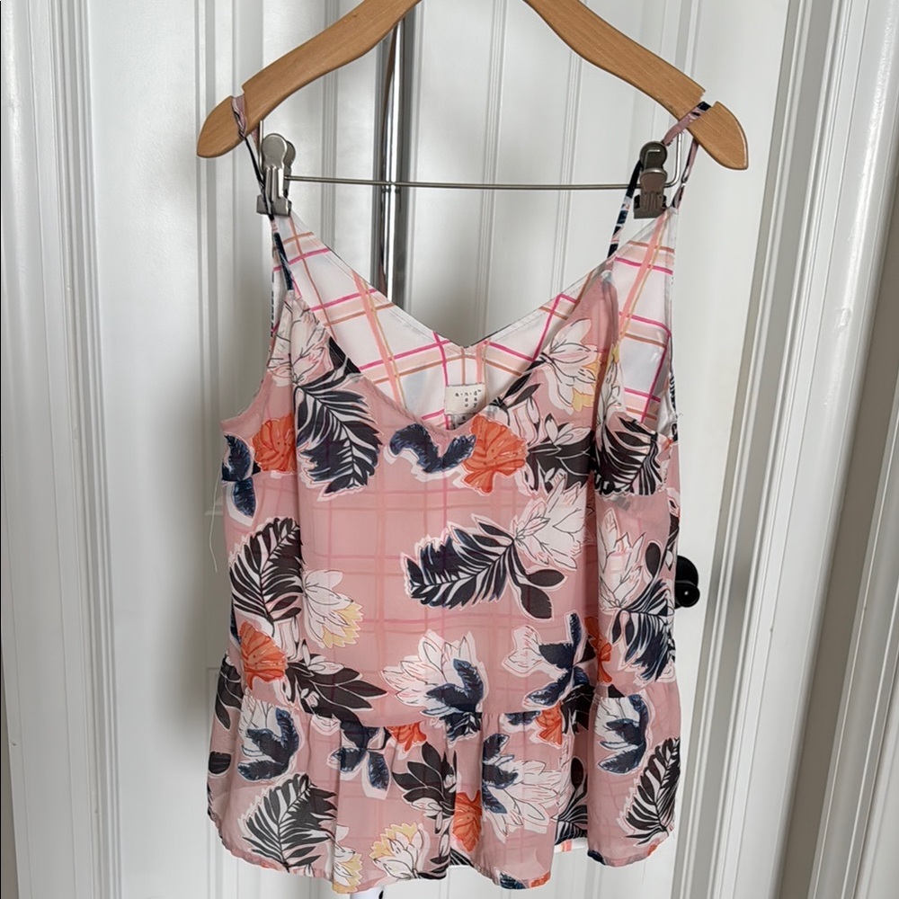Floral Pink Camisole Top